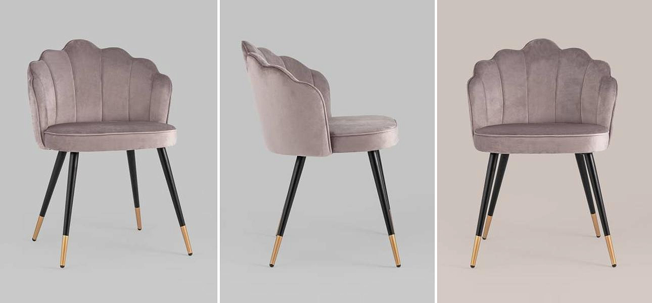 Стул Bristol Chair Пепельно-Розовый Цвет Стул Bristol Chair Пепельно-Розовый Цвет - Loft-Concept в Рязани