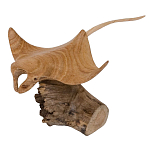 Статуэтка из дерева скат Animals of the World варинант исполнения - 1 | Loft Concept в Рязани