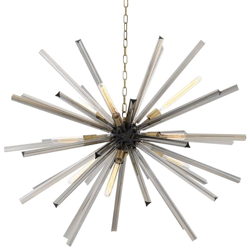 Люстра Chandelier Equalizer L Smoke Дымчатый (Smoke) Латунь Черный Люстра Chandelier Equalizer L Smoke Дымчатый (Smoke) Латунь Черный в Рязани | Loft Concept