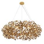 Люстра подвесная круглая с многочисленными металлическими круглыми элементами Terzani Argent варинант исполнения - 5 | Loft Concept в Рязани