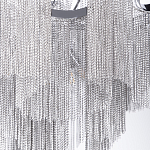 Люстра потолочная с металлическими цепочками Диаметр 99 см Atlantis Chain варинант исполнения - 4 | Loft Concept в Рязани