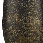 Торшер с фактурным массивным корпусом и тканевым цилиндрическим абажуром Textured Monolith варинант исполнения - 4 | Loft Concept в Рязани