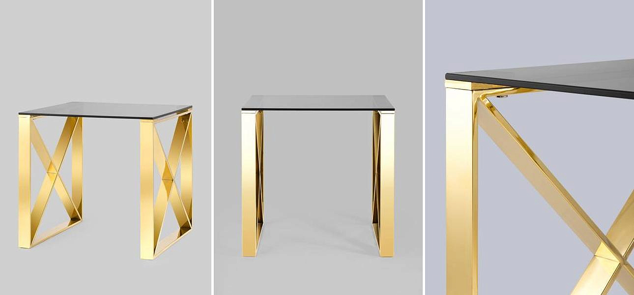 Стол приставной Lannes Collection Gold Стол приставной Lannes Collection Gold - Loft-Concept в Рязани