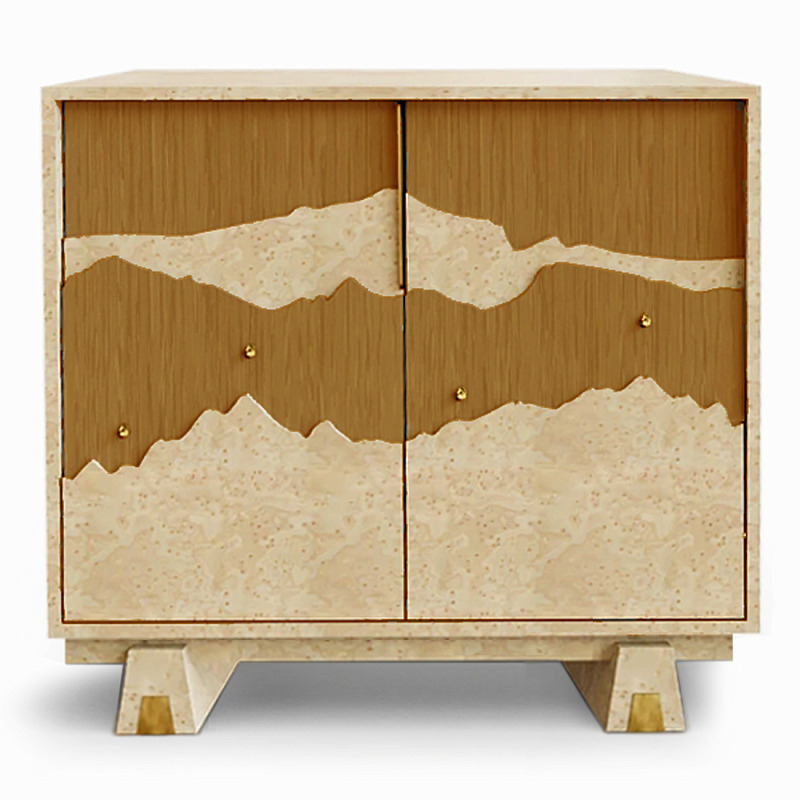 Буфет Okinawa Ginger Бежевый Горчичный Золотой в Рязани | Loft Concept 