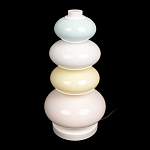 Настольная лампа из стеклянных сфер в пастельных тонах Высота 40 см Pastel Lunaria варинант исполнения - 3 | Loft Concept в Рязани