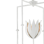 Подвесной светильник белый c абажуром в виде цветка тюльпана White Tulips варинант исполнения - 1 | Loft Concept в Рязани