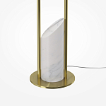 Напольный торшер светодионый золотой Lumen Duo варинант исполнения - 4 | Loft Concept в Рязани