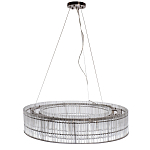 Подвесная люстра в форме круга Light Source Antique Nickel варинант исполнения - 1 | Loft Concept в Рязани
