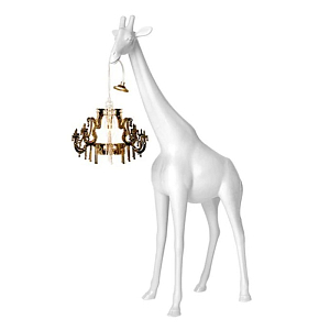 Настольная лампа белый жираф White Giraffe Table Lamp