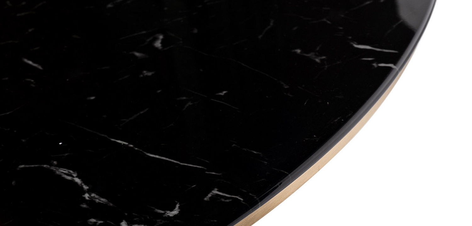 Стол Tulip black Marble 120 Стол Tulip black Marble 120 - Loft-Concept в Рязани