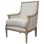 Кресло William Classical Armchair beige flax варинант исполнения - 3 | Loft Concept в Рязани