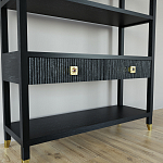 Стеллаж с двумя ящиками Elsa Dreams Black варинант исполнения - 2 | Loft Concept в Рязани