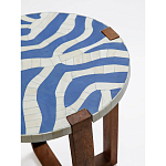Приставной столик с инкрустацией Azure Reef Side Table - Bone Inlay варинант исполнения - 1 | Loft Concept в Рязани
