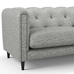 Мебельная ткань Шенилл серый цвет 138 см T4-34 варинант исполнения - 7 | Loft Concept в Рязани