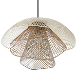 Подвесной светильник Beige Gold Mesh Lampshade Hanging Lamp варинант исполнения - 3 | Loft Concept в Рязани