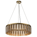 Люстра со стеклянными цилиндрическими плафонами Luminous Cylinders Amber Round варинант исполнения - 4 | Loft Concept в Рязани