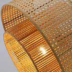 Подвесной светильник с абажуром из плтеного бамбука Light Inside the Cell варинант исполнения - 5 | Loft Concept в Рязани