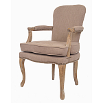 Кресло Aubrey Classical Armchair brown flax варинант исполнения - 3 | Loft Concept в Рязани
