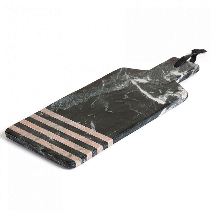 Разделочная доска Pink Stripes Розовый (Rose) Черный Разделочная доска Pink Stripes Розовый (Rose) Черный в Рязани | Loft Concept