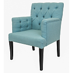 Кресло Addison Chic Armchair blue flax варинант исполнения - 3 | Loft Concept в Рязани