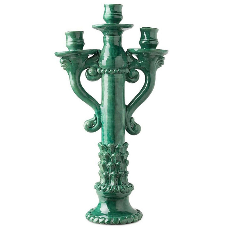Подсвечник Candleholder Heart X3 Зеленый Подсвечник Candleholder Heart X3 Зеленый в Рязани | Loft Concept