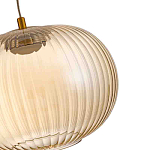 Подвесной светильник с янтарным рифленым стеклянным плафоном Ferm Living варинант исполнения - 6 | Loft Concept в Рязани