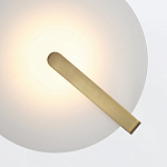 Потолочный светильник в форме плоского диска из белого матового стекла Eurofase варинант исполнения - 4 | Loft Concept в Рязани