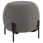 Пуф в ткани букле темно-серого цвета Pikelet варинант исполнения - 1 | Loft Concept в Рязани