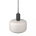 Подвесной светильник с круглым бежевым плафоном Quentin варинант исполнения - 3 | Loft Concept в Рязани