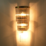 Бра с золотистым основанием и прозрачными трубками Nembus варинант исполнения - 6 | Loft Concept в Рязани