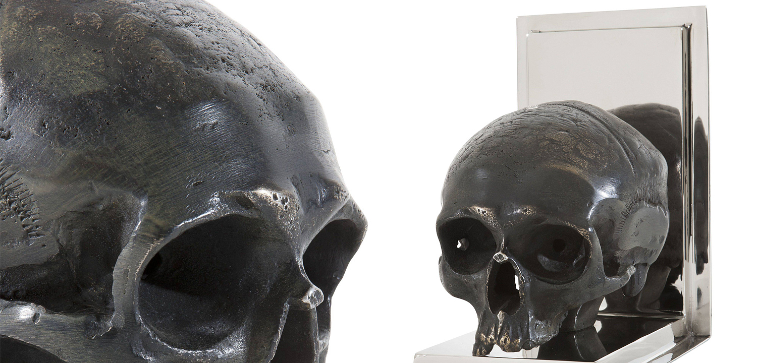 Держатель для книг Eichholtz Bookend Skull set of 2 Держатель для книг Eichholtz Bookend Skull set of 2 - Loft-Concept в Рязани