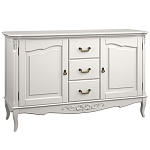 Буфет белый из массива бука с 3-мя ящиками и 2-мя дверцами White Provence варинант исполнения - 1 | Loft Concept в Рязани