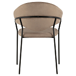 Коричневый стул с обивкой из искусственной замши Alexis варинант исполнения - 4 | Loft Concept в Рязани