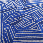 Мебельная ткань Жаккард синий принт 140 см T2-132 варинант исполнения - 1 | Loft Concept в Рязани