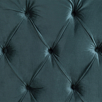 Кровать двуспальная зеленая с основанием из массива дерева с мягким изголовьем Velour Beds варинант исполнения - 2 | Loft Concept в Рязани