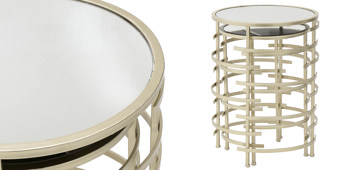 Комплект приставных столов Lourdes Table Комплект приставных столов Lourdes Table - Loft-Concept в Рязани