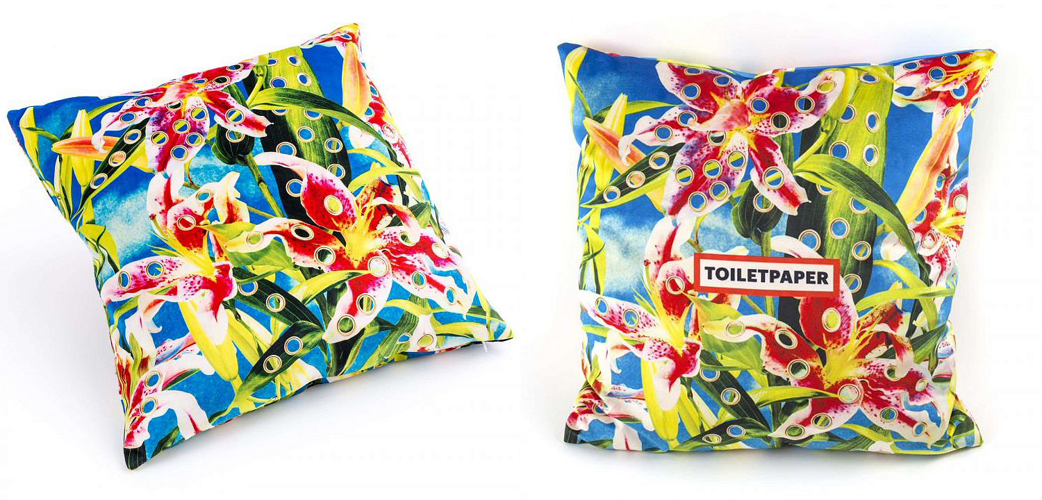 Подушка Seletti Cushion Flower with holes Подушка Seletti Cushion Flower with holes - Loft-Concept в Рязани