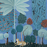 Мебельная ткань Oasis Blue Велюр  варинант исполнения - 1 | Loft Concept в Рязани