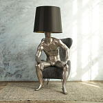 Лампа MALE MANNEQUIN LAMP с абажуром варинант исполнения - 3 | Loft Concept в Рязани