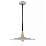 Подвесной светильник круглый в сочетании дерева и металла Space варинант исполнения - 1 | Loft Concept в Рязани