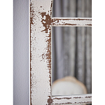 Зеркало-окно с эффектом старения в венецианском стиле Venetian White Mirror варинант исполнения - 7 | Loft Concept в Рязани