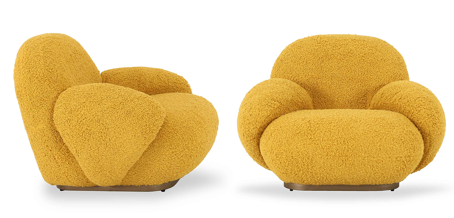 Кресло Chloe Yellow Armchair Кресло Chloe Yellow Armchair - Loft-Concept в Рязани