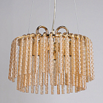 Люстра с подвесными рифлеными стеклянными трубками Nembus варинант исполнения - 4 | Loft Concept в Рязани