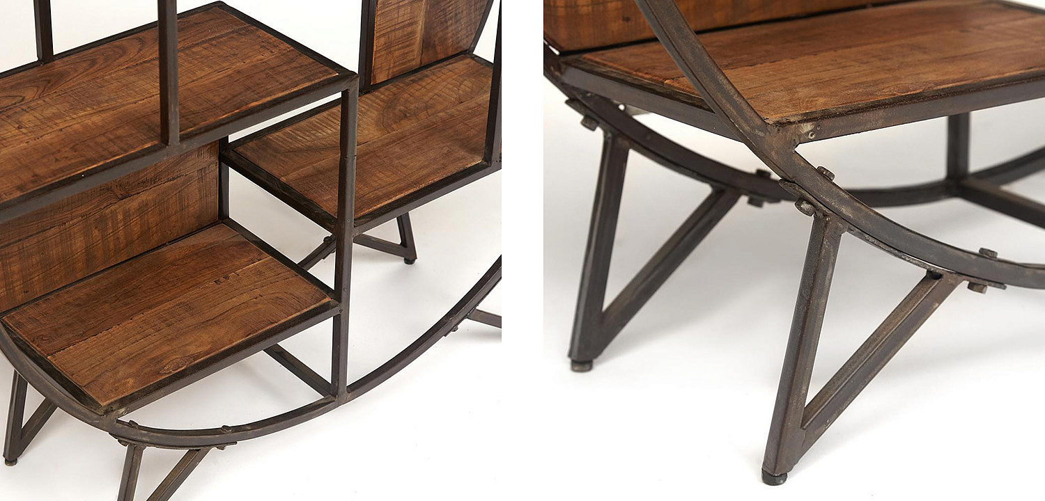 Стеллаж Acacia Shelving Renfrey Стеллаж Acacia Shelving Renfrey - Loft-Concept в Рязани