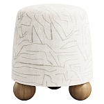Пуф Wakonda ножки с деревянными шариками  варинант исполнения - 1 | Loft Concept в Рязани