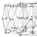 Люстра с тонкой металлической конструкцией цвета хром Quasar варинант исполнения - 4 | Loft Concept в Рязани
