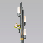 Торшер светодиодный с серым металлическим каркасом Generosity варинант исполнения - 2 | Loft Concept в Рязани