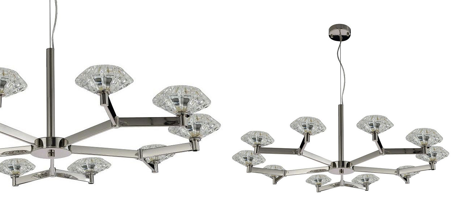 Люстра Yerker Chandelier Nickel 10 Люстра Yerker Chandelier Nickel 10 - Loft-Concept в Рязани