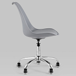 Офисный стул на металлическом основании EGGERY Grey пластик варинант исполнения - 2 | Loft Concept в Рязани