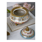 Шкатулка фарфоровая с цветочной росписью Eden Garden варинант исполнения - 6 | Loft Concept в Рязани